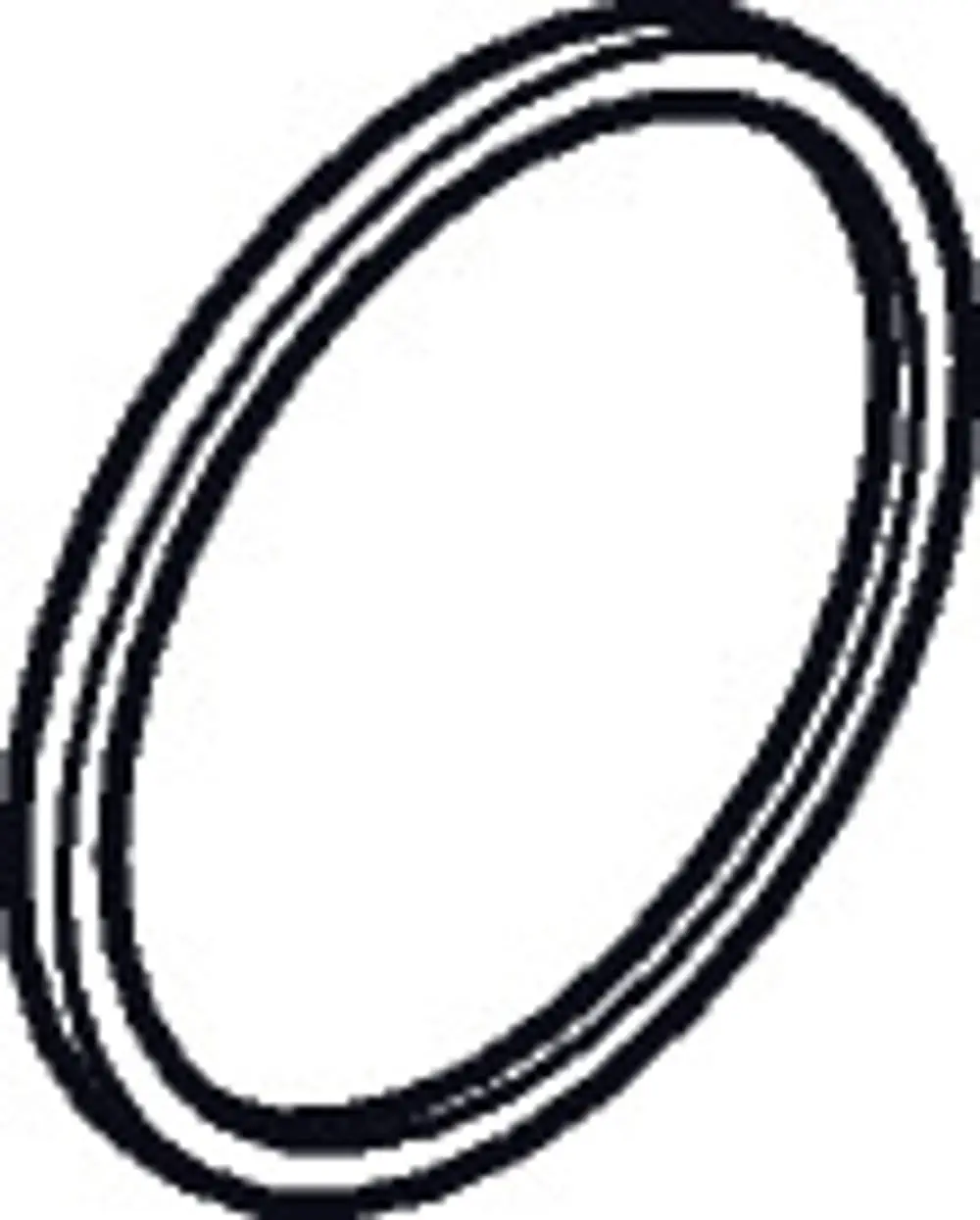 Kreisförmiger Metallring mit schmalen Rillen, geeignet für AXOR Ab-/Umstellventile. Der Ring hat eine einfache, reduzierte Form ohne zusätzliche Details.